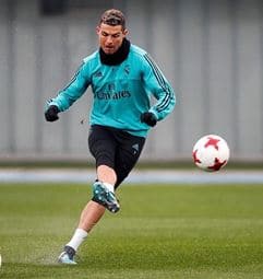 Cristiano Ronaldo practicando