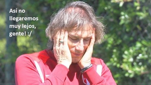 Ricardo Gareca preocupado