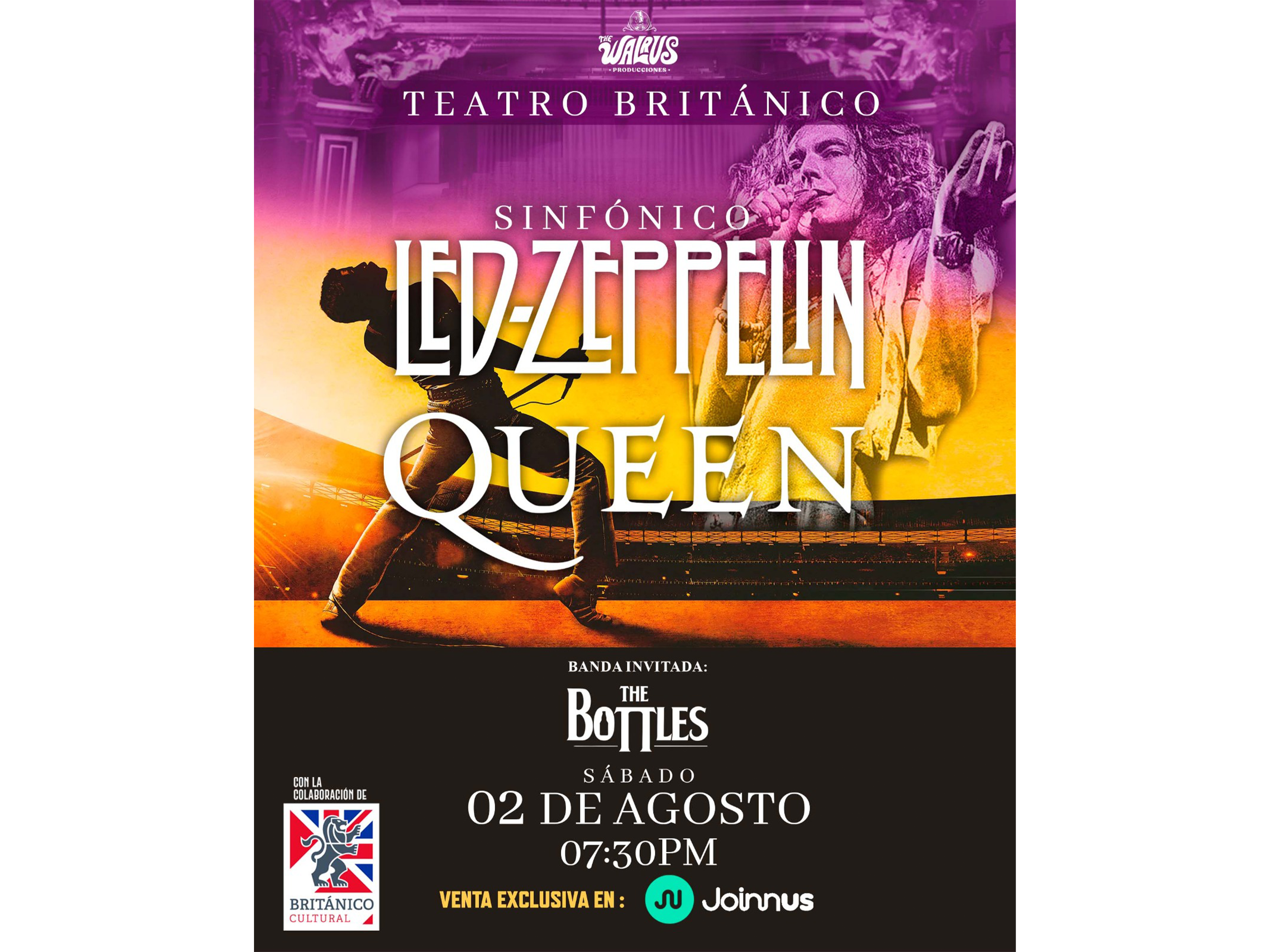 SINFÓNICO de Queen y Led Zeppelin 