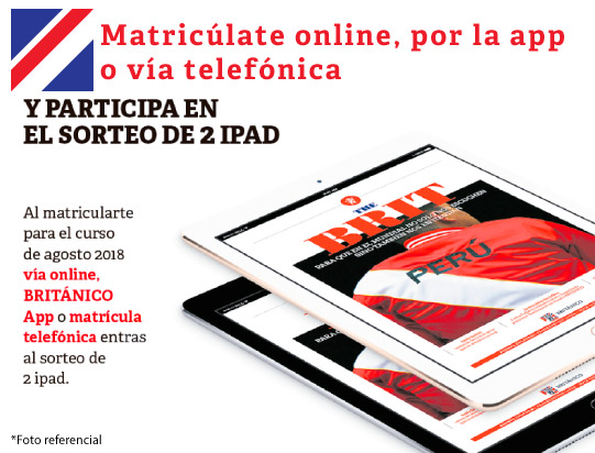 Concurso matrícula online, app y telefónica - Octubre 2018